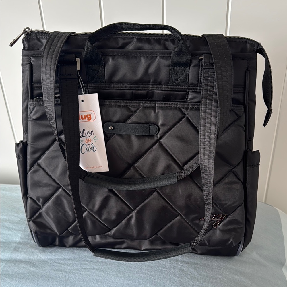 Lug Cabby Tote Bag - Black NWT